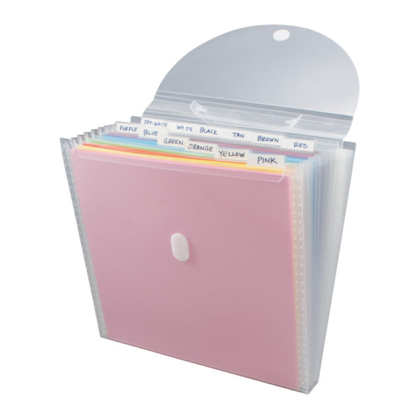 expandable paper organizer open